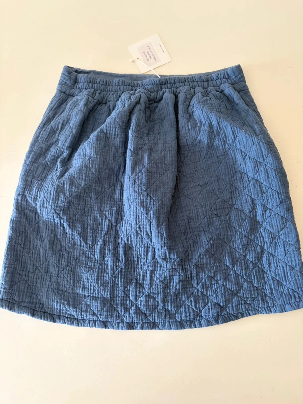 💙 Falda acolchada azul petróleo Michael John Paris – Nueva con etiqueta – Talla M/L – photo 4